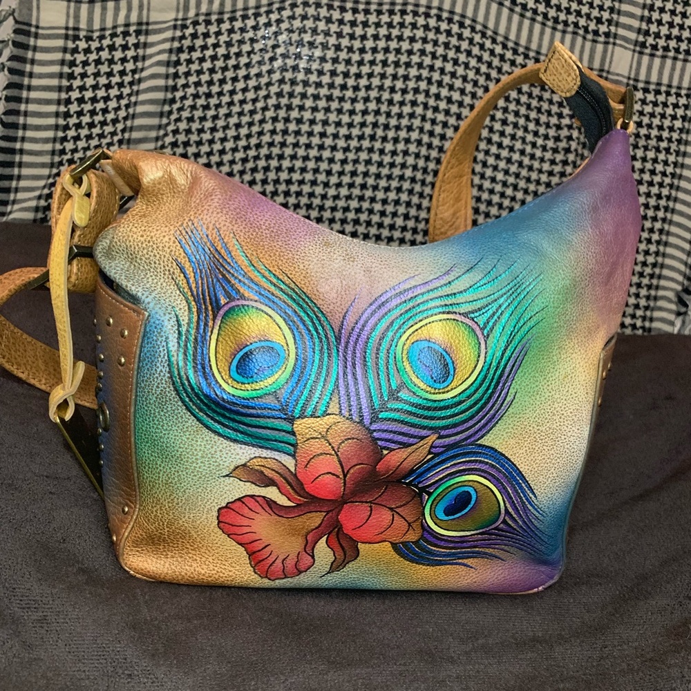 Anuschka Hand Painted  Purse - Picture 2 of 8